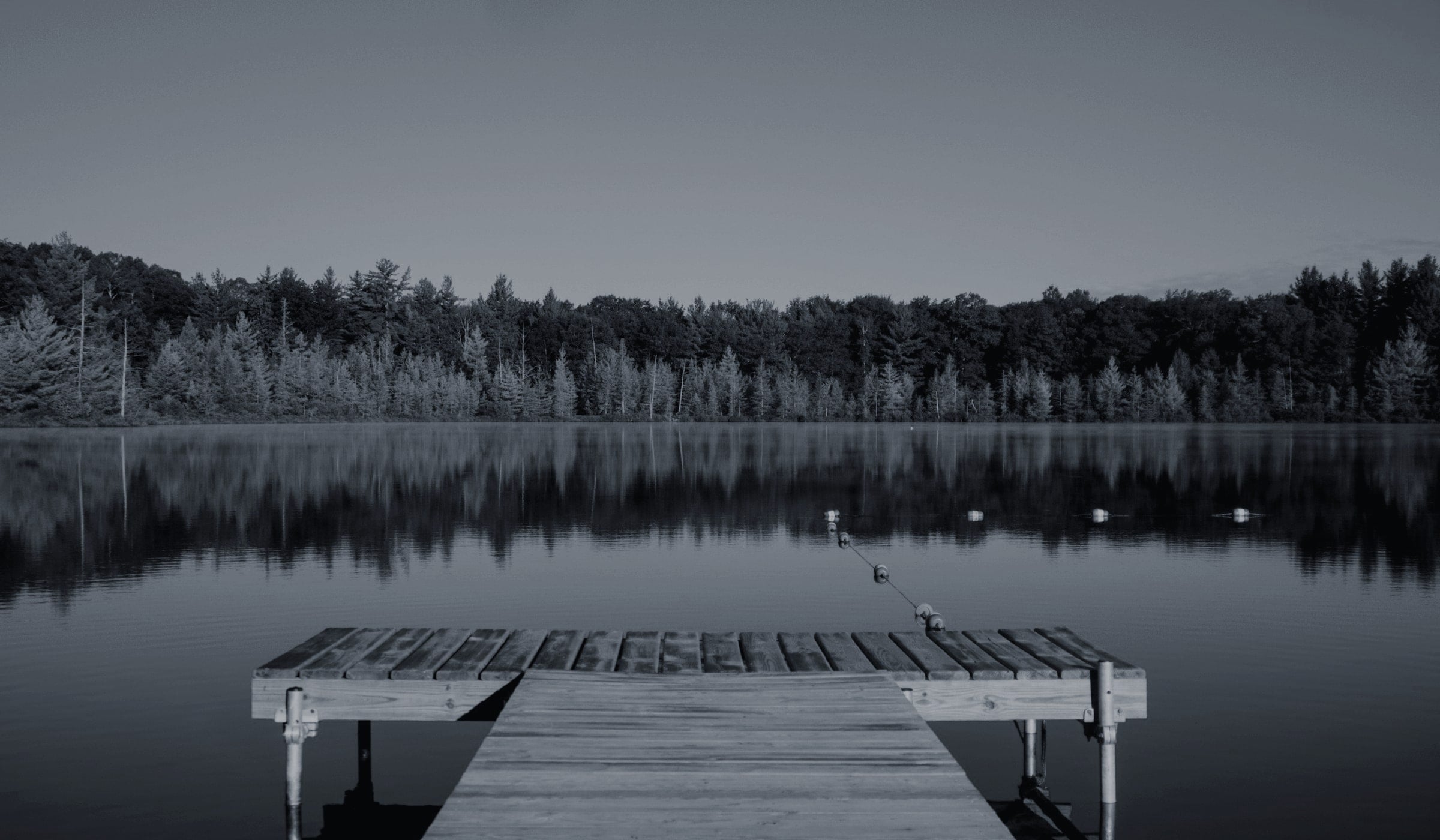 Calm open water